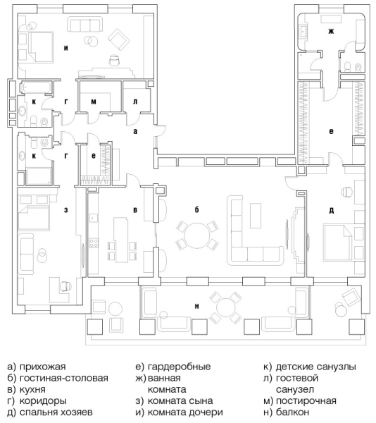 Как объединить классику и лаконичный дизайн? Пример квартиры в Москве